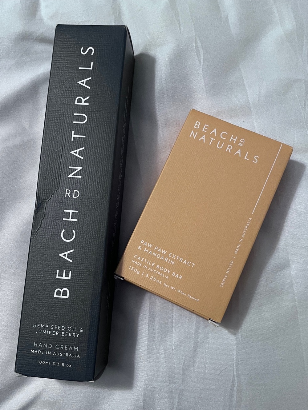 Beach Road Naturals Australian Hand Moisturizer & Bar Soap Set NIB